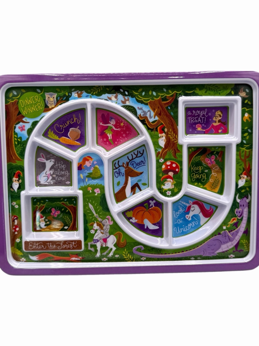 Fred Dinner Winner Enchanted Forest Kids Melamine Tray